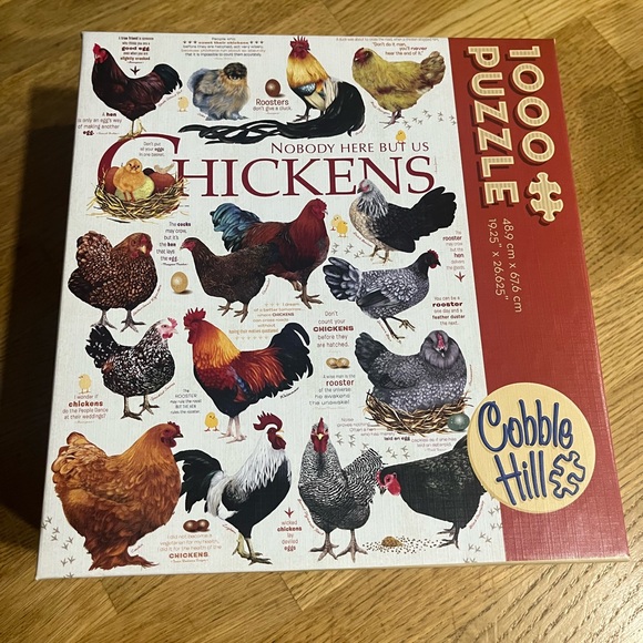 Cobble Hill Other - Cobble Hill Chicken Puzzle - 1000 Pieces